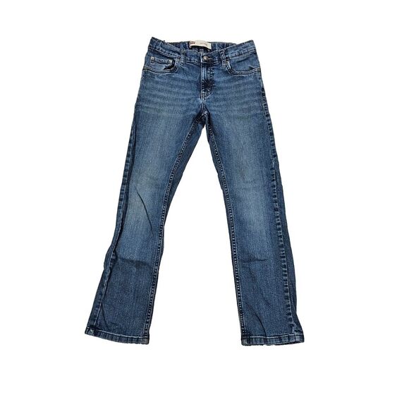 Levi's 511 Jeans Boys 12R 26x25 Slim Fit Low Rise Stretch Denim Tapered Blue EUC - Picture 1 of 16